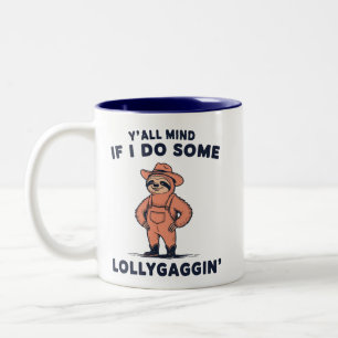 Stört es euch, wenn ich ein bisschen herumalbere L Zweifarbige Tasse
