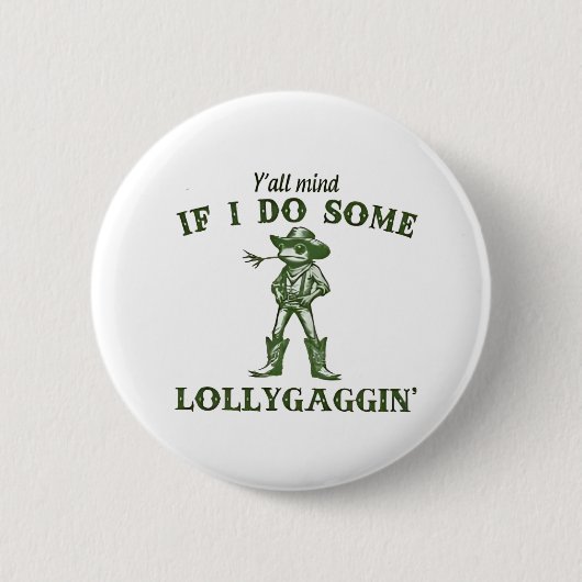 Stört es euch, wenn ich ein bisschen Retro-Boho-Fr Button (Vorderseite)