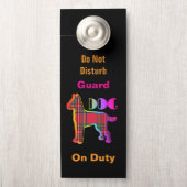 Stört nicht / Bitte klopfen/Schutzhund Türanhänger (Auf Knauf)