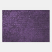 Störte Lila Damaskus Geschenkpapier Set (Vorderseite 2)