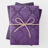 Störte Lila Damaskus Geschenkpapier Set (Beispiel)