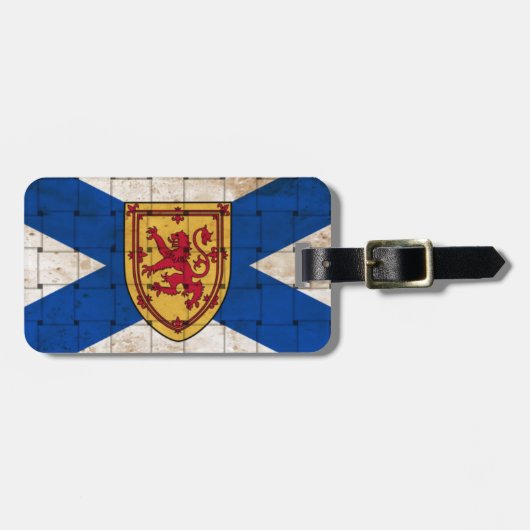 Störte Nova Scotia-Flagge Gepäckanhänger (Vorderseite horizontal)