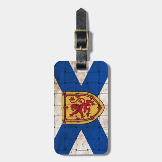 Störte Nova Scotia-Flagge Gepäckanhänger (Vorderseite vertikal)