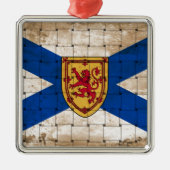 Störte Nova Scotia-Flagge Ornament Aus Metall (Vorne)