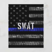 Störte SWAT-Polizeiflagge Flyer (Hinten)