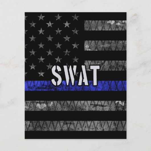 Störte SWAT-Polizeiflagge Flyer (Vorne)