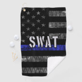 Störte SWAT-Polizeiflagge Golfhandtuch (Insitu)