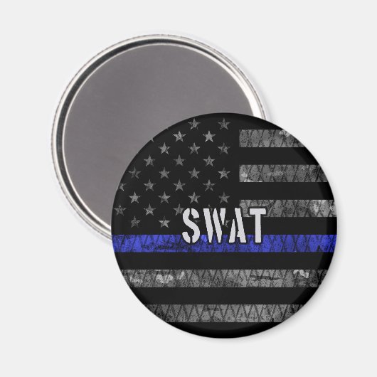 Störte SWAT-Polizeiflagge Magnet (Vorderseite/Rückseite)