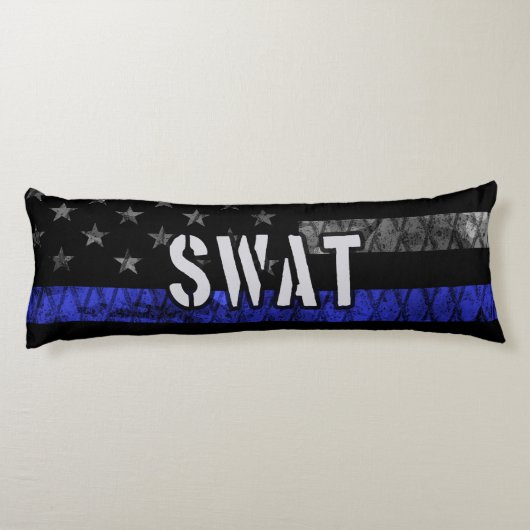 Störte SWAT-Polizeiflagge Seitenschläferkissen (Rückseite)