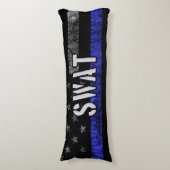 Störte SWAT-Polizeiflagge Seitenschläferkissen (Vorderseite Vertikal)