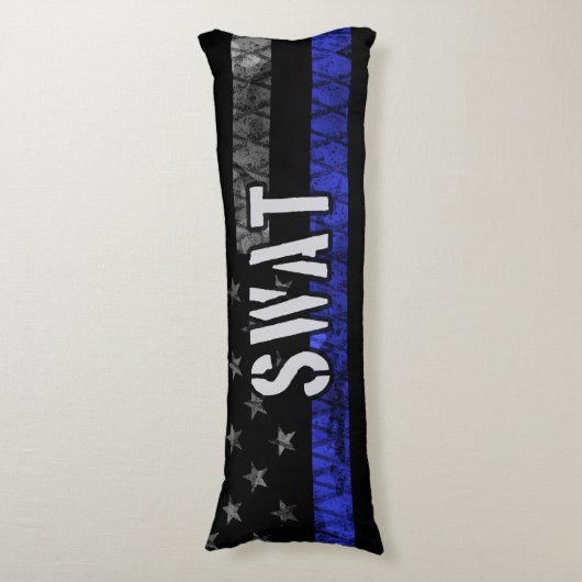 Störte SWAT-Polizeiflagge Seitenschläferkissen (Vorderseite Vertikal)