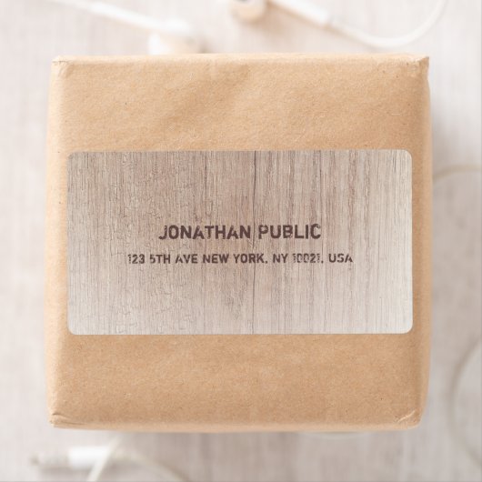 Störte Textvorlage: Brauner Holzbrettausdruck (Insitu)