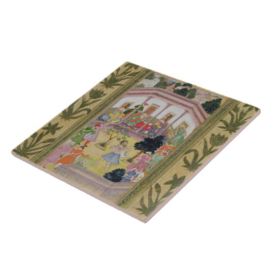 Störung durch ein Irres an einer SozialAnsammlung, Fliese (Seite)