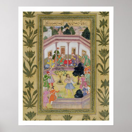 Störung durch einen Verrückten an einer sozialen A Poster (Vorne)