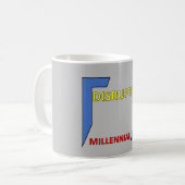 Störung/Millenniums-Tasse Kaffeetasse (Vorderseite Links)