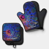 Störung Ofenhandschuh & Topflappen-Set (Vorderseite/Rückseite)