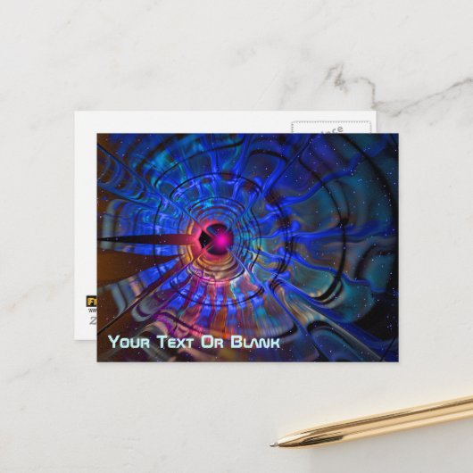 Störung Postkarte (Vorderseite/Rückseite Beispiel)