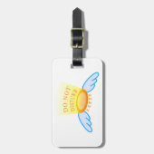 Störungen des Ruhezustands im Flug von Halo und Fl Gepäckanhänger (Vorderseite vertikal)