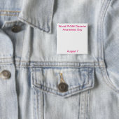 Störungs-Bewusstseins-Tagesquadrat-Knopf der Button (Beispiel)