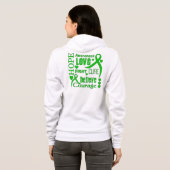 Störungs-Hoffnung fasst Collage ab Hoodie (Schwarz voll)