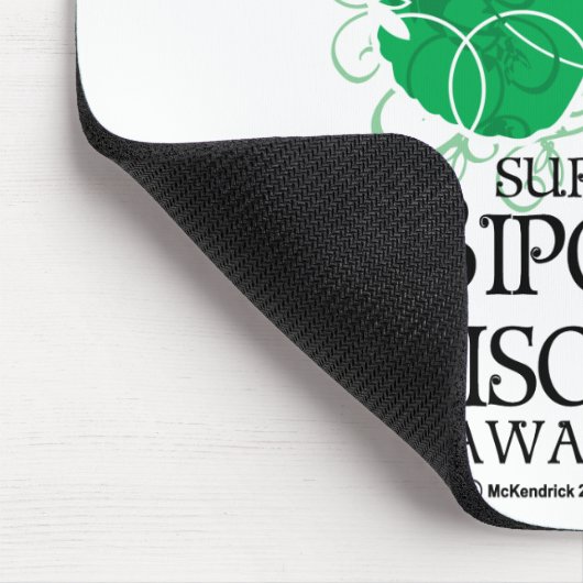 Störungs-Schmetterling Mousepad (Ecke)