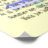 Story Art "Pharmacist Dreaming of Retirement" Poster (Ecke)