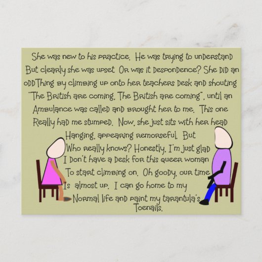 Story Art "The British Are Coming" - Unglaublich w Postkarte (Vorderseite)