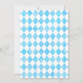 Story Book Alice im Wunderland Kinderdusche Einladung (Rückseite)