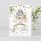 Story Book Baby Dusche Einladung (Stehend Vorderseite)