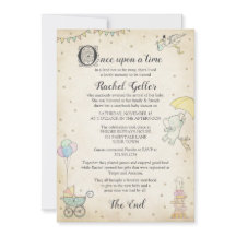 Story Book Baby Shower Einladung