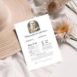 Story Book Baby Vorhersage Kinderspielkarte Hinweiskarte