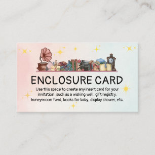 Story Book Library Das nächste Kapitel Baby Dusche Begleitkarte