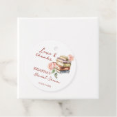 Story book New Kapitel Brautparty Gefallen Geschenkanhänger (Beispiel)