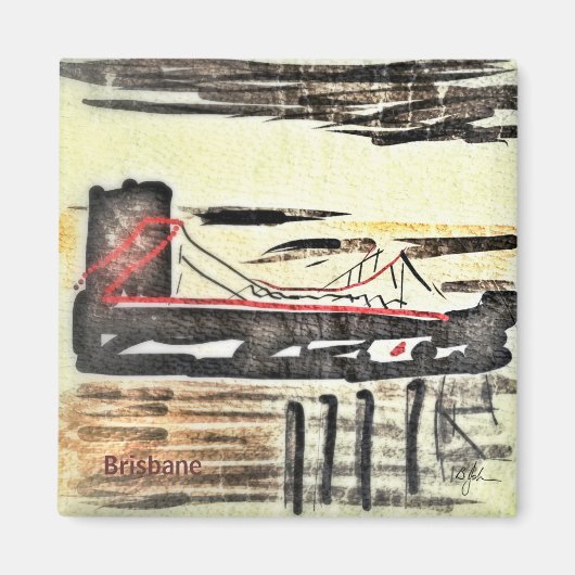 Story Bridge Brisbane Magnet (Vorne)