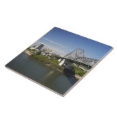 Story Bridge, Brisbane River und Kangaroo Fliese (Seite)