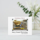 Story Gourd Post Card Postkarte (Stehend Vorderseite)