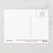 Story Gourd Post Card Postkarte (Rückseite)