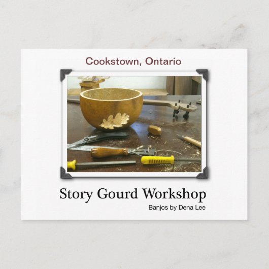 Story Gourd Post Card Postkarte (Vorderseite)