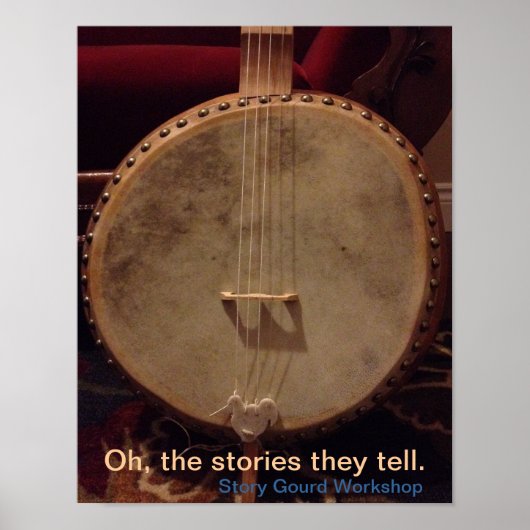 Story Gourd Poster - Rooster Bass Banjo (Vorne)