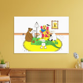 Story Hour Canvas Print Leinwanddruck (Insitu (Wohnzimmer))