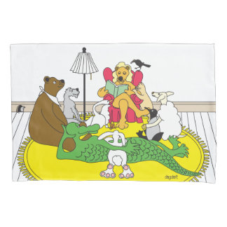 Story Hour Whimsical Pillowcase Kissenbezug