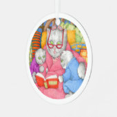 STORY-KÄTZCHEN Metallzirkel Ornament Aus Metall (Vorderseite links)