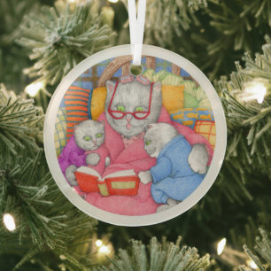 STORY KÄTZCHENS Glaszirkel Ornament Aus Glas
