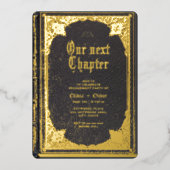 Story Märchenbücherei: Verlobungsfeier Folieneinladung (Vorderseite)