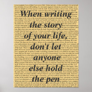 Story of you life poster