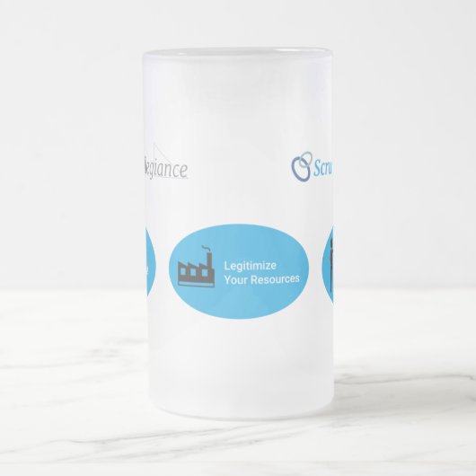 Story Pints mit Transparenz Mattglas Bierglas (Mittel)