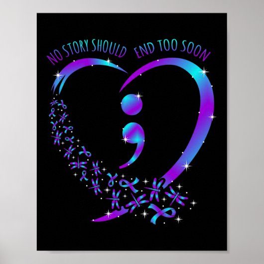 Story sollte das glückliche Selbstmordbewusstsein Poster (Vorne)