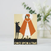 Story Telling - Red Riding Hood Postkarte (Stehend Vorderseite)