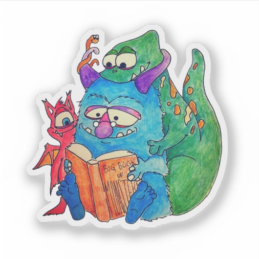 Story Time Aufkleber (Vorderseite)