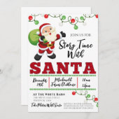 Story Time mit der Einladung (Vorne/Hinten)